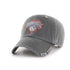 '47 Brand Knicks Grey Ice Clean Up Hat in Gray - Left View