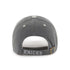 '47 Brand Knicks Grey Ice Clean Up Hat in Gray - Back View