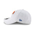 New Era Knicks 9TWENTY Core Classic Adjustable Hat in White - Left View
