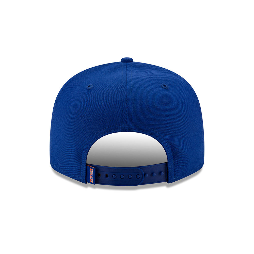 Men's New Era White/Royal York Giants Banger 9FIFTY Trucker Snapback Hat