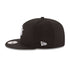 New Era Knicks Team Color 9Fifty Snapback Hat in Black - Left View