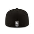 Products New Era Knicks Black & White 59Fifty Fitted in Black - Back View