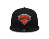 New Era Knicks 21-22 City Edition Alt 9Fifty Hat in Black - Front View