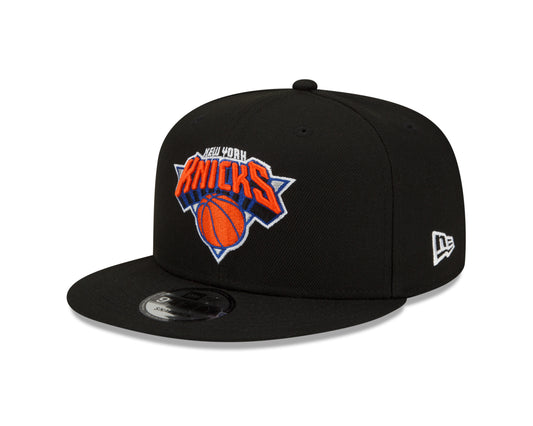 New Era Knicks 21-22 City Edition Alt 9Fifty Hat in Black - Left View
