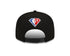 New Era Knicks 21-22 City Edition Alt 9Fifty Hat in Black - Back View