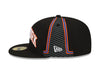 New Era Knicks 21-22 City Edition Official 5950 Hat in Black - Left View