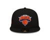 New Era Knicks 21-22 City Edition Alt 5950 Hat in Black - Front View