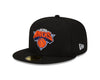 New Era Knicks 21-22 City Edition Alt 5950 Hat in Black - Front Left View
