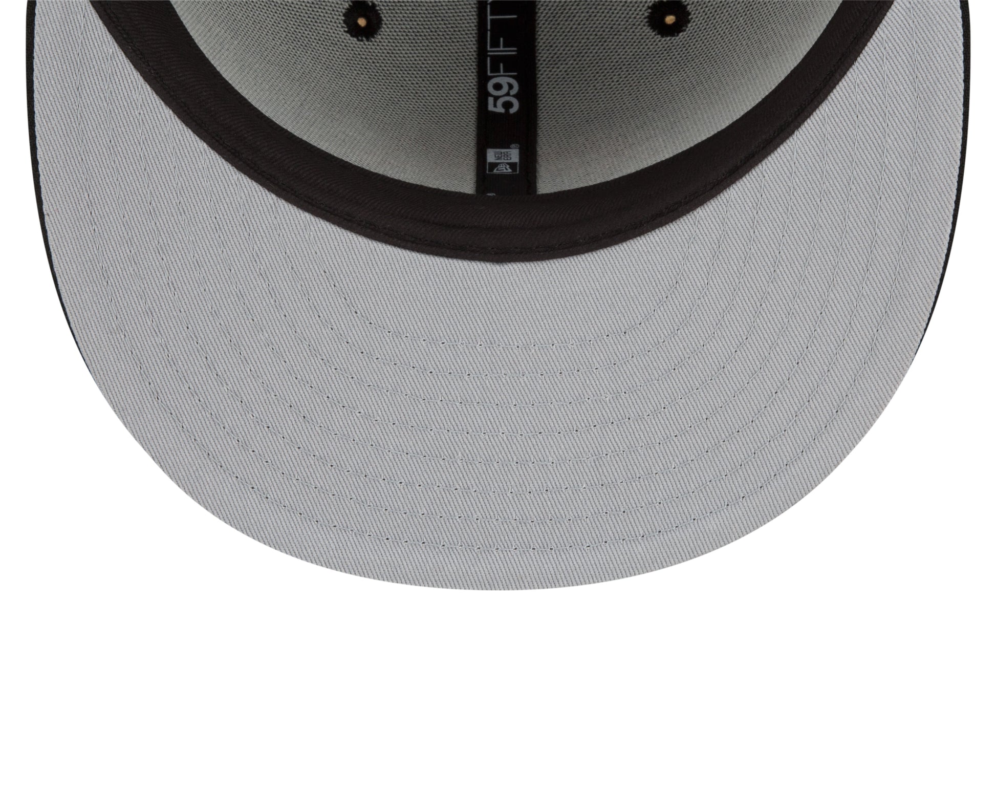 New Era Knicks 21-22 City Edition Alt 5950 Hat in Black - Bottom View