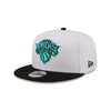 New Era Knicks White/Black Two Tone Color Pack Snapback - Left View