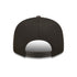 New Era Knicks Camo Visor Snapback In Black & Blue - Back View