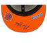 New Era Knicks Patched Identity Fitted Hat In Blue & Orange - Underbill View