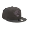 New Era Knicks Tonal Charcoal Snapback Hat - Angled Right Side View