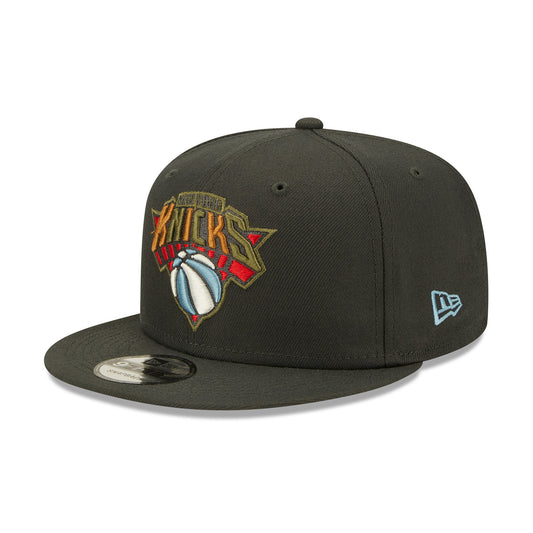 New Era Knicks Multi Color Logo Snapback - Angled Left Side View