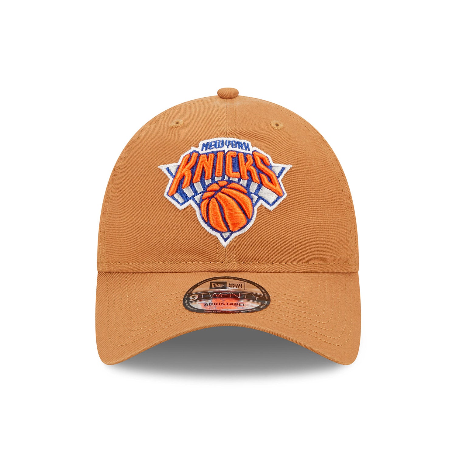 New Era Knicks Light Bronze Core Classic Hat - Front View