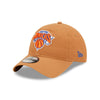 New Era Knicks Light Bronze Core Classic Hat - Angled Left Side View