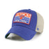 '47 Brand Knicks Four Stroke Clean Up Hat In Blue, White & Orange - Angled Left Side View