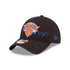 New Era Knicks Skyline Tip Off Adjustable Hat In Black, Orange & Blue - Angled Left Side View