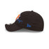 New Era Knicks Skyline Tip Off Adjustable Hat In Black, Orange & Blue - Left Side View