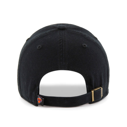 '47 Brand Knicks 22-23 City Edition Clean Up Hat In Black & Orange - Back View