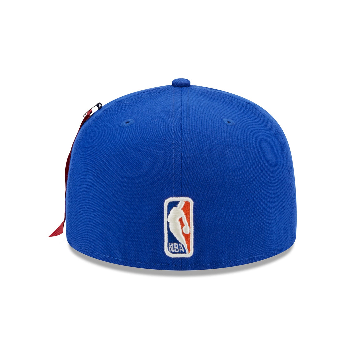 New Era Knicks Alpha Collection Fitted Hat In Blue - Back View