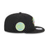 New Era Knicks Colorpack Multi-Color Logo Snapback Hat In Black - Right Side View