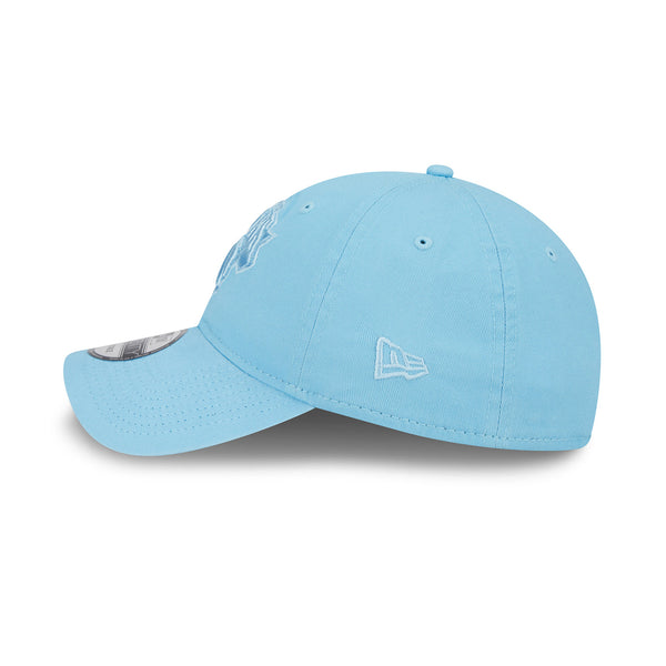 New Era Knicks Colorpack Tonal Blue Adjustable Hat - Left Side View