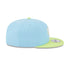 New Era Knicks Colorpack Two Tone Snapback Light Blue/Light Green Hat - Right Side View