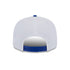 New Era Knicks Golf Crest Snapback Hat In Grey & Blue - Back View