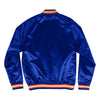 Mitchell & Ness New York Knicks Lightweight Satin Jacket in Blue - Back View