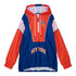 Mitchell & Ness New York Knicks Highlight Reel Windbreaker in Orange and Blue - Front View