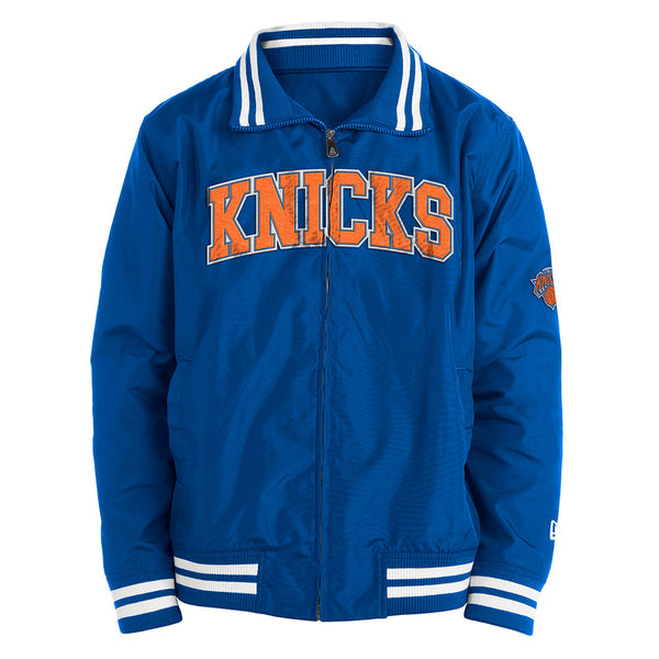 New Era Knicks Nylon Zip-Up Jacket