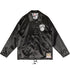 Mitchell & Ness Knicks Doodle Coaches Jacket In Black - Front View