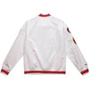 Mitchell & Ness Knicks City Collection Satin Jacket In White - Back View