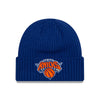 New Era Knicks Royal Core Classic Knit Cuff in Blue - Front View