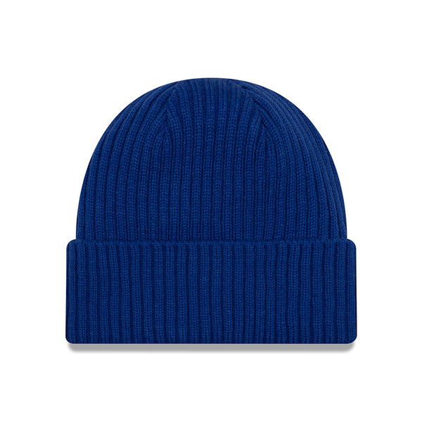 New Era Knicks Royal Core Classic Knit Cuff in Blue - Back View