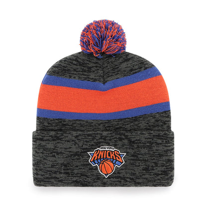 '47 Brand Knicks 22-23 City Edition Cuff Knit In Grey, Orange & Blue - Back View