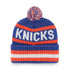 '47 Brand Knicks Bering Cuff Knit In Blue, Orange & White - Back View
