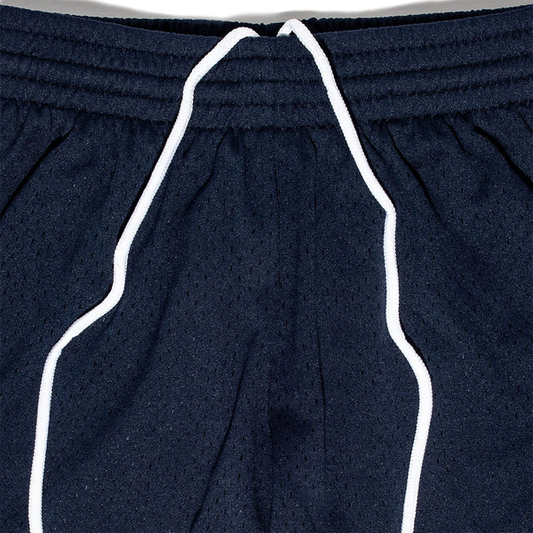 Knicks x Extra Butter x Mitchell & Ness Crest Short in Navy - Front View Close Up