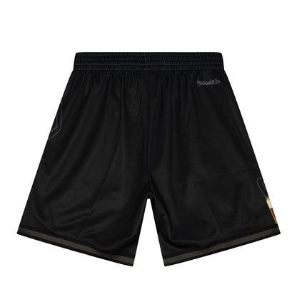 Mitchell & Ness Knicks Big Face 4.0 Fashion Short In Black & Gold - Back View