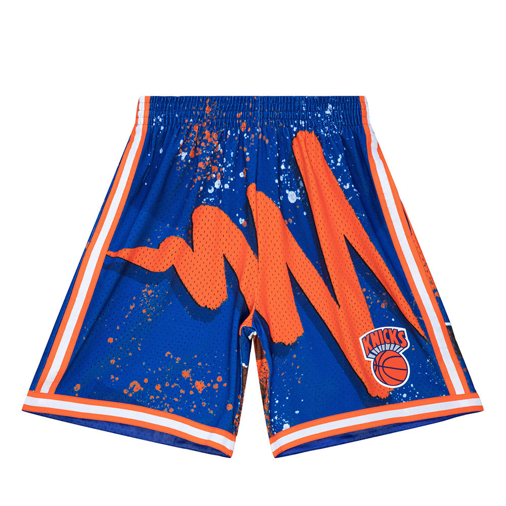 Mitchell & Ness Men's Blue Nba New York Knicks Swingman Shorts
