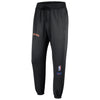 Nike Knicks City Edition 22-23 Showtime Pants In Black - Front View