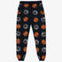 NYON x Knicks "Full Court" Sweatpants In Black, Orange & White - Front View