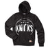 Mitchell & Ness Knicks Big Face Pullover Hood in Black and White - Front View