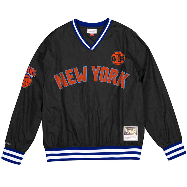 Mitchell & Ness Knicks Neon World Pullover in Black - Front View