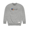 Knicks Extra Butter x Mitchell & Ness Origin Crewneck in Grey - Front View