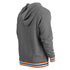 New Era Knicks New York Wordmark Fleece Hood in Grey - Back Right View