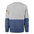 47 Brand Knicks Gibson Crew in Grey and Blue - Back View