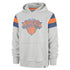 '47 Brand Knicks Premier Nico Hood In Grey, Orange & Blue - Front View
