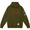 Mitchell & Ness Knicks Flight Hoodie In Green - Front View